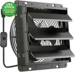 10 Inch Exhaust Fan 647CFM Quiet Garage Attic Chicken Coop Ventilation Black. Fixed Price $111.99.