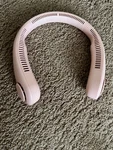 Jisulife Neck Fan Pink Personal Wearable Portable Bladeless 3 Speeds Turbo. Fixed Price $20.00.