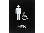 Lorell Sign, Men, 6-4/10"WX8-1/2"LX4/5"H, Black (LLR02668). Fixed Price $61.99.