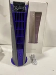 Sismel Bladeless Tower Fan For Home, 10000MAH Battery Operated Portable. Fixed Price $49.99.