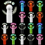 16 Pcs Mini Portable Handheld Fans Smile Face Led Glow Light Up Message Batte.... Fixed Price $42.19.