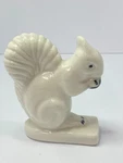 Squirrel Figurine Signed Dated 1944 White Glaze Mcm Vtg Art Deco Ceramic Ooak. Fixed Price $49.99.