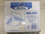 Air King ASLC50 Cfm 3 Sone Bathroom Exhaust Fan White 4" Vent Fitting. Fixed Price $49.00.