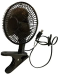 Fan 6" With Clip & 2 Speed, Power Cord Model F-0610 (tested). Fixed Price $15.75.