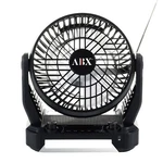 Abx Portable Fan W/ Solar Bluetooth Speaker Fm Radio Flash Light Hook Camping. Fixed Price $59.99.