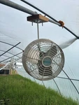 Powered Fan 2500 Cfm Airflow 12" High-velocity Green-tek. Fixed Price $200.00.