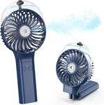 Comlife Portable Handheld Misting Fan, 3000MAH Rechargeable HF318, Blue. Fixed Price $28.64.