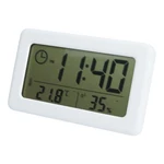 Digital Clock Thermometer Hygrometer Wall Mount Tabletop Compact White Simple. Fixed Price $40.39.