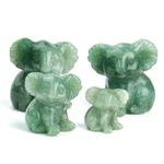 2'' Family Of 4 Obsidian Mini Koala Figurine Animals Sculptures Home Indoor Deco. Fixed Price $91.96.