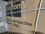 Dayton Stan-duty Ind. Fan: 42' Blade Dia, Speeds, 9,000/15,000 Cfm, 1YNW6A. Fixed Price $325.99.