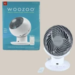 Woozoo Globe Fan Multi-directional 5 Speed Timer Oscillating Remote New Open Box. Fixed Price $52.00.