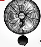 Hurricane 16' Pro High Velocity Oscillating Metal Mount Fan, Black Damaged Box. Fixed Price $49.99.