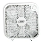 Ez-chill 20" Box Fan, 3 Speed Ful Force Air Circulation, Ideal 20-INCH, White. Fixed Price $58.99.