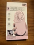 Digital Essentials 2-IN-1 Power Bank & Portable Fan Pink Foldable 3 Speed. Fixed Price $29.82.