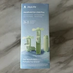 Jisulife Handheld Mini Fan, Green. Fixed Price $18.00.