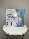 Beyond Breeze 16" Oscillating Pedestal Fan. Fixed Price $24.75.
