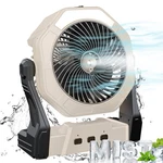 Ausic Portable Misting Fan, 8-INCH Cooling Fans, 10000MAH, White. Fixed Price $45.99.