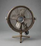 Nautica Home Metallic Table Desk Fan Brass Tripod Stand. Fixed Price $59.99.