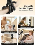 Warmco Portable Stroller Fan Black Rechargeable Battery Flexible Tripod 4-SPEED. Fixed Price $19.54.