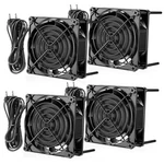 Glooglitter Pack 120V Fans Muffin WATERPROOF18W 2850RPM 90CFM 80MM 4. Fixed Price $61.49.