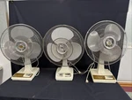 Vintage 16 Oscillating Metal Blade Fan Lot Of 3 Cool Breeze & Peacock Taiwan. Fixed Price $119.00.