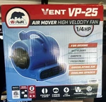 Vent VP-25 Air Mover High Velocity Fan (blue) Water Damage/carpet Dryer. Fixed Price $120.00.