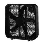 Utilitech 20-IN High Velocity Indoor Box Fan, Black. Fixed Price $29.99.