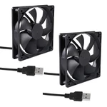 Umlife 2PACK 120MM 5V Usb Computer Pc Fan, Brushless 12025 1.... Fixed Price $18.42.