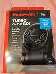 Honeywell HTF090B Turbo The Go Small Portable Personal Fan Usb/battery Black. Fixed Price $19.99.