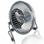 O2COOL 4" Usb Personal Desk Fan Portable Mini Cooling - Grey. Fixed Price $14.99.