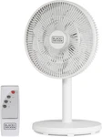 Black+decker 12-INCH Dual Blade Table Fan With Remote, BFDTD12VW, Desk For. Fixed Price $52.91.