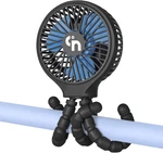 Portable Stroller Fan, 11H Ultra-long Battery Life Speed 360 Rotate, Usb Recha. Fixed Price $38.48.