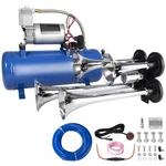 Aolihan 180DB Train Horn Kit With 150 Psi Air 1.6 Gal Silver Truck. Fixed Price $204.30.