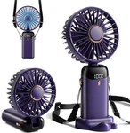 Mini Handheld Fan 4000MAH Type-c Rechargeable, 5 Speed Adjustable, 90. Fixed Price $10.99.