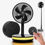 Portable Wireless Fan With Led Light, Remote & Carry Case - Ideal For Travel. Fixed Price $149.99.