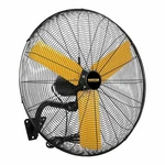 Master 24 Inch Diameter Black High Velocity Oscillating Wall Mount Fan. Fixed Price $219.99.
