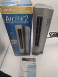 Lasko 14" Air Stik Ultra-slim 2-SPEED Table Fan, Model T14401 (k). Fixed Price $26.99.