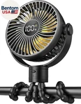 Portable Stroller Fan, 4000MAH Rechargeable Clip On Baby 25H Battery Life,. Fixed Price $27.78.