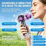 Led Portable Fan 100 Speeds Rechargeable Quiet Turbo Cooling With Ice Cooler. Fixed Price $11.99.