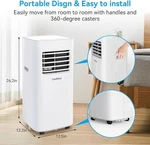 Coolblus Portable Air Conditioner 8,500 Btu 3 In PAC-A019K-05KR White. Fixed Price $232.70.