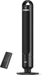 Quiet 90 Oscillating Tower Fan With Remote, 4 Speeds, 3 Modes, 8H Timer. Fixed Price $109.99.