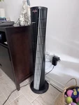 Vornado 184 Air Circulator Tower Fan, 41" Black, 4-SPEED With Timer. Fixed Price $39.00.