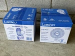 Deal! Pack Of Lasko - 2004W Clip Fan 6" Diameter White New. Fixed Price $35.00.