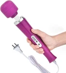 Charming Wired Powerful Handheld Back Massager With Strong Vibration, Purple. Fixed Price $32.99.