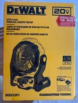 New Sealed Dewalt 20V Jobsite Fan Kit With 5AH Battery And Charger DCE512P1. Fixed Price $205.00.