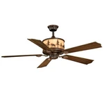 Vaxcel Yellowstone Ceiling Fan, Bronze/amber Flake Glass - FN56305BBZ. Fixed Price $619.99.