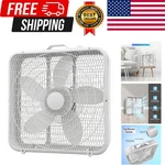 Box Fan With Carry Handle, 20 Inch, 3 Speed Full-force Air Circulation Window.... Fixed Price $67.19.