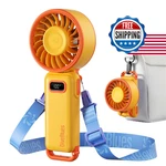 Diveblues Portable Handheld Turbo Fan 7.4M/S, 180 Foldable 4-IN-1, 12H Btry. Fixed Price $30.97.