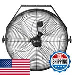 Simple Deluxe 18 Inch Industrial Wall Mount Fan 3 Speed Commercial Ventilation. Fixed Price $89.64.
