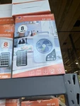 Easy Power EP-306 8 Inch Rechargeable Solar Fan White Night Light Mobile Charger. Fixed Price $33.38.